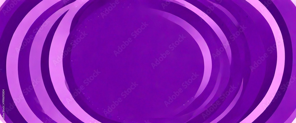 Fototapeta premium a purple background with concentric circles of varying sizes, creating a visually striking and abstract design
