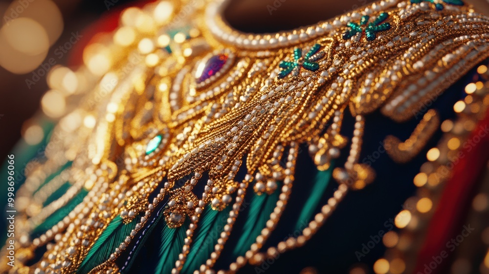 Exquisite kokoshnik with feathers and beads for cultural celebrations Exquisite kokoshnik with feathers and beads for cultural celebrations