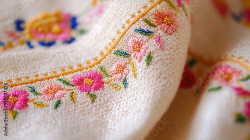 Handwoven pashmina shawl with intricate embroidery – perfect for spring wardrobe