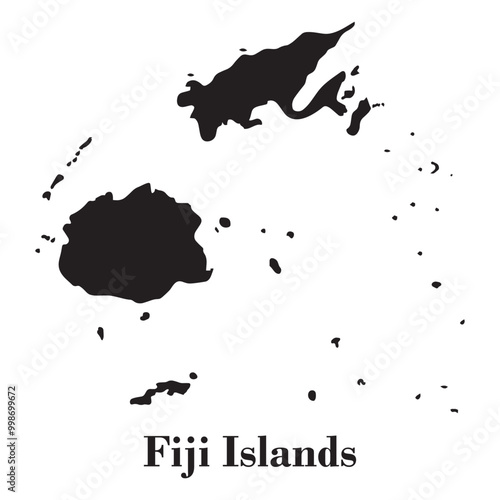 map of fiji island