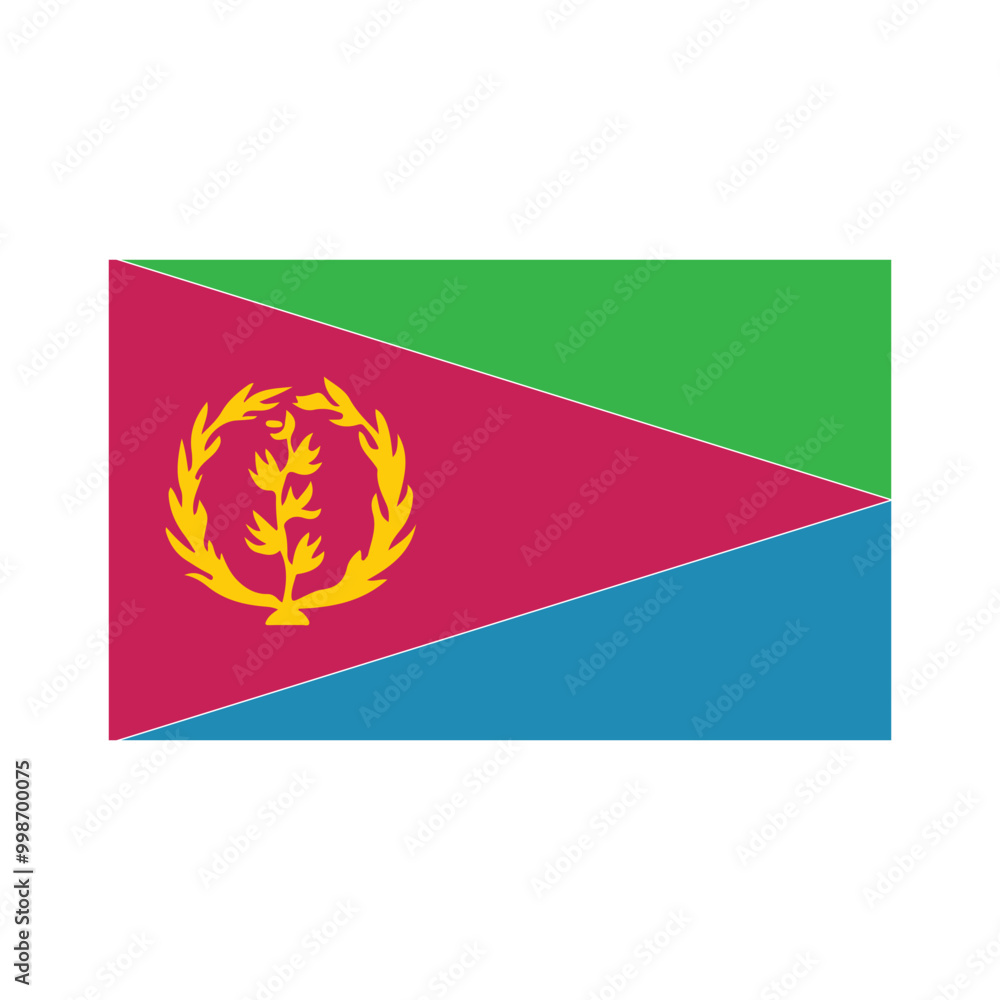 Fototapeta premium eritrea country flag