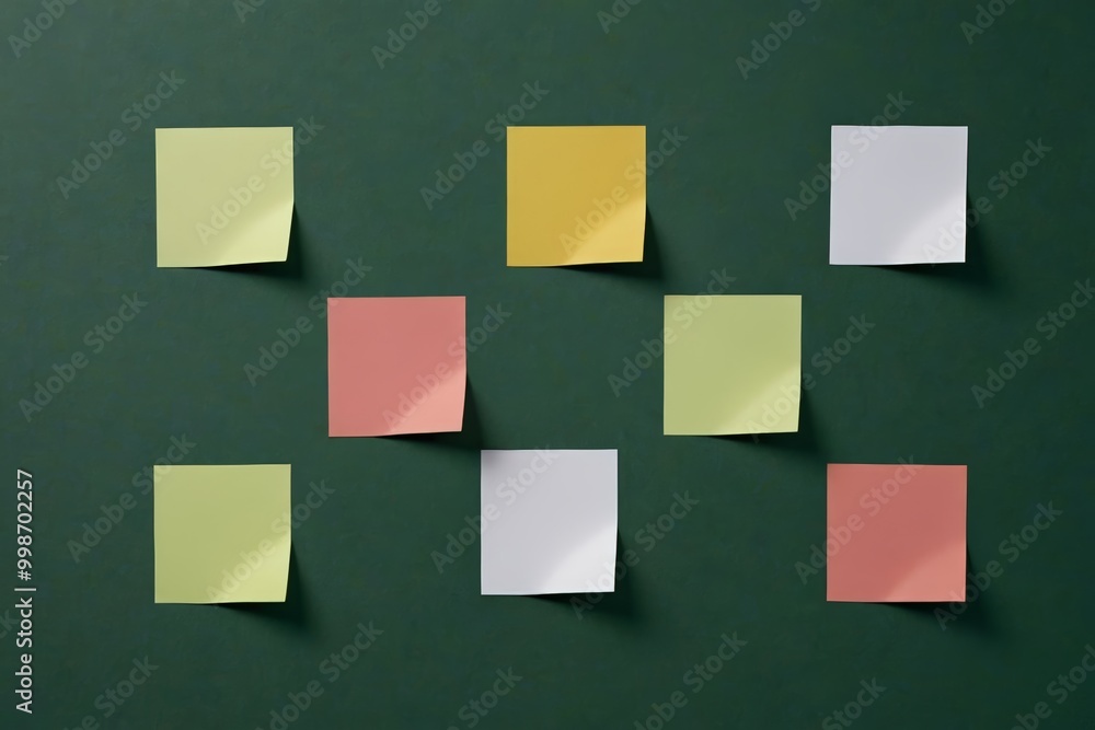 arafed image of a green wall with a bunch of sticky notes arafed image of a green wall with a bunch of sticky notes