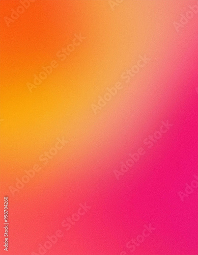 Abstract Gradient Background in Yellow, Orange, and Pink