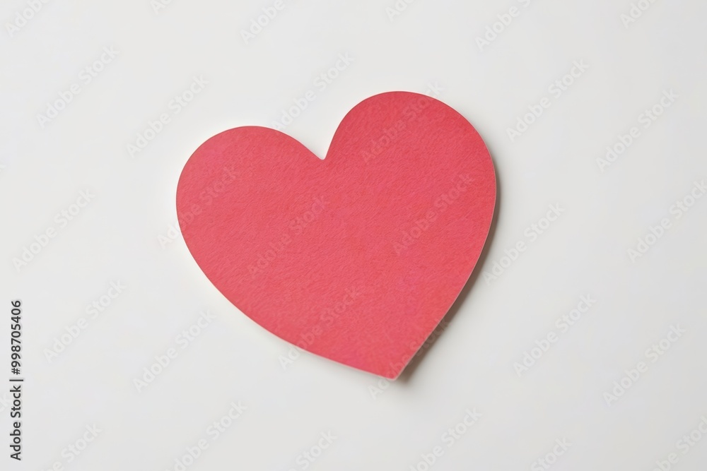 there is a heart shaped piece of paper on a white surface there is a heart shaped piece of paper on a white surface