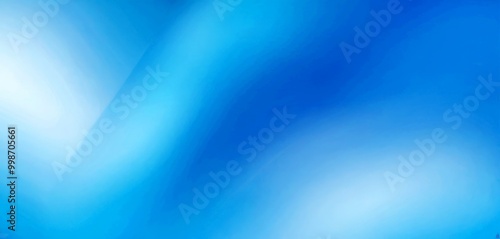 a gradient background transitioning from a deep blue at the top to a lighter shade at the bottom, creating a sense of depth and movement