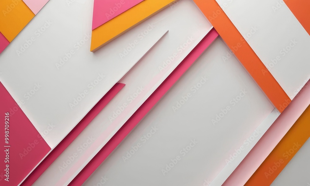a geometric pattern composed of intersecting lines and shapes in various shades of pink, orange, and white, creating a visually striking and abstract composition a geometric pattern composed of intersecting lines and shapes in various shades of pink, orange, and white, creating a visually striking and abstract composition