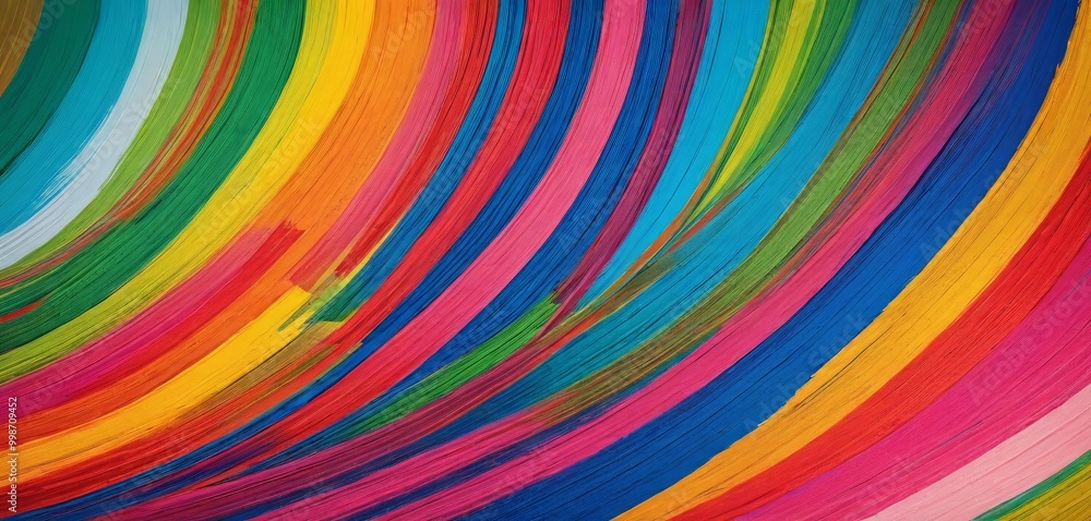 a vibrant abstract painting with curved lines in various colors, including red, orange, yellow, green, blue, and pink, creating a dynamic and visually striking composition. a vibrant abstract painting with curved lines in various colors, including red, orange, yellow, green, blue, and pink, creating a dynamic and visually striking composition.