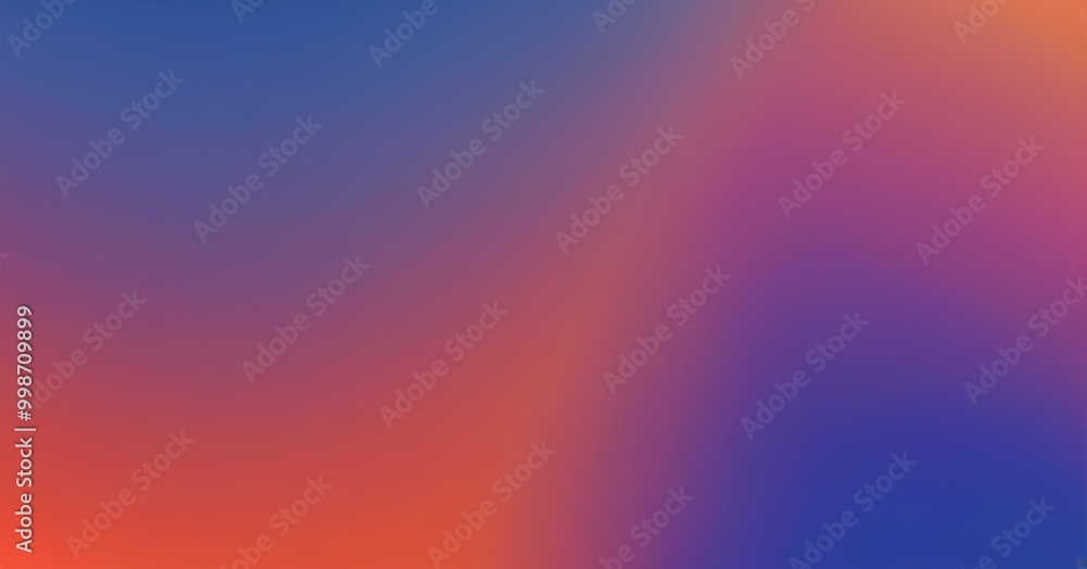 Naklejka premium a gradient background transitioning from a deep blue at the top to a vibrant orange at the bottom, creating a visually striking and dynamic effect