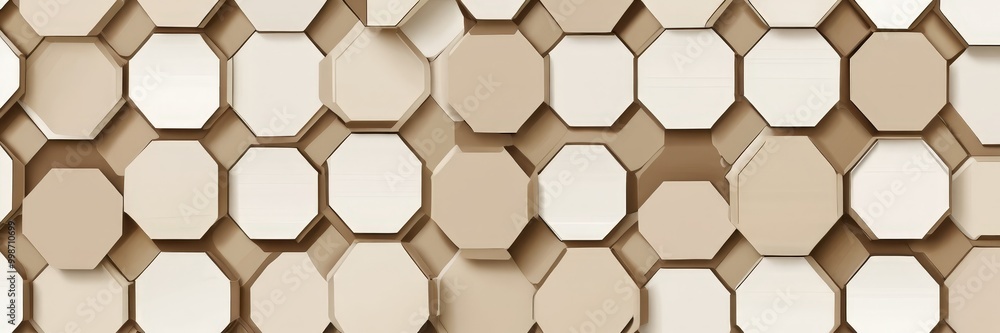 a repeating pattern of white hexagonal shapes arranged in a grid-like fashion, creating a visually striking and geometric design a repeating pattern of white hexagonal shapes arranged in a grid-like fashion, creating a visually striking and geometric design