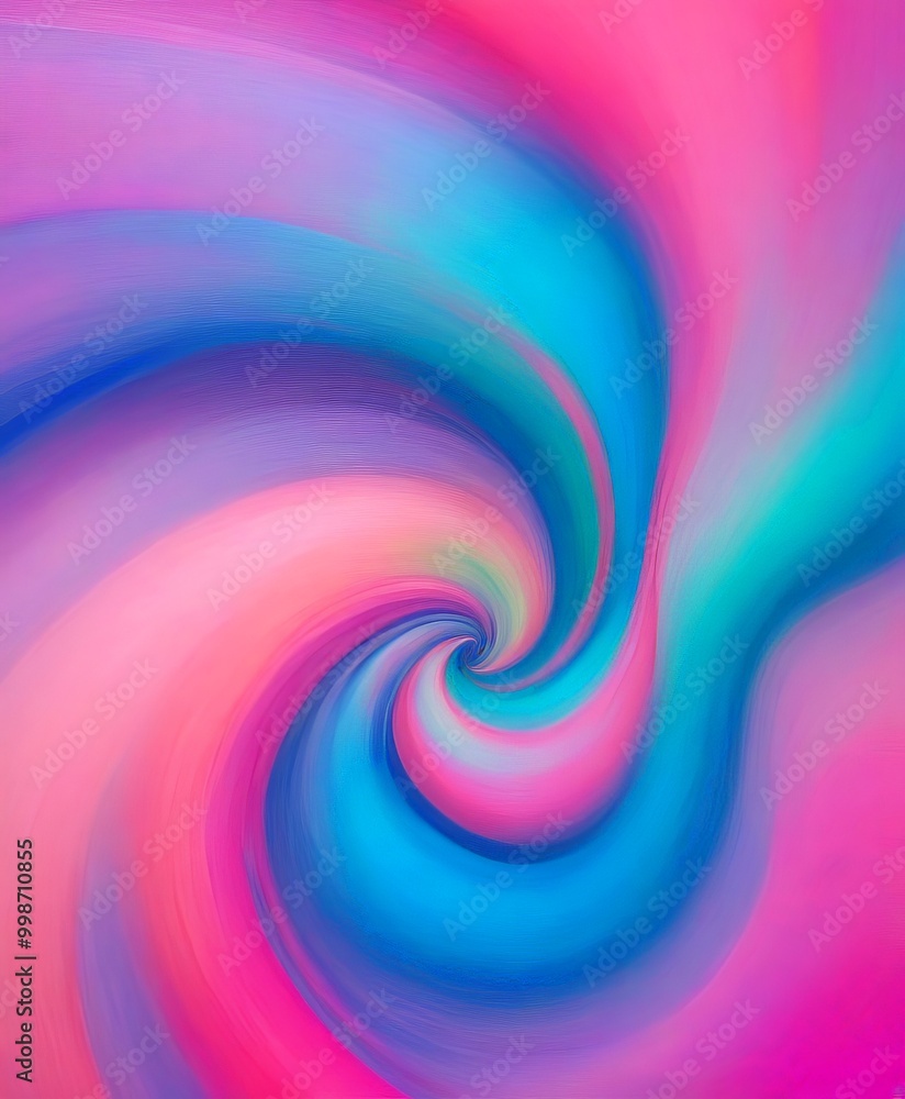 Fototapeta premium a vibrant, swirling pattern of pink, blue, and purple hues, creating a mesmerizing and dynamic visual effect.