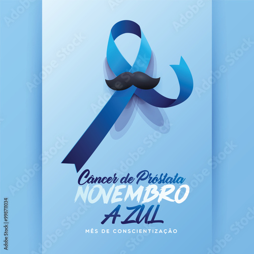 flat blue november background in spanish