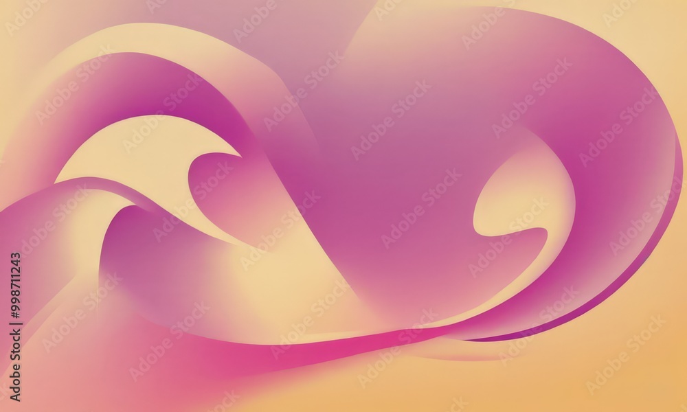 an abstract design with a gradient of pink and orange colors, creating a sense of movement and fluidity The design is composed of curved lines and shapes, resembling the form an abstract design with a gradient of pink and orange colors, creating a sense of movement and fluidity The design is composed of curved lines and shapes, resembling the form