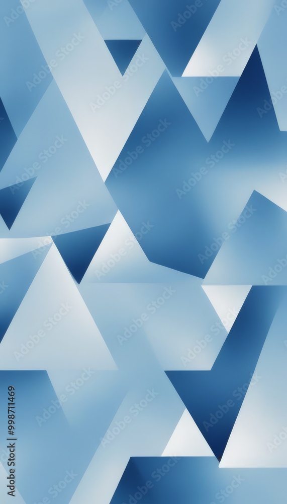 a geometric pattern composed of various shades of blue triangles and rectangles, creating a visually striking and abstract design a geometric pattern composed of various shades of blue triangles and rectangles, creating a visually striking and abstract design