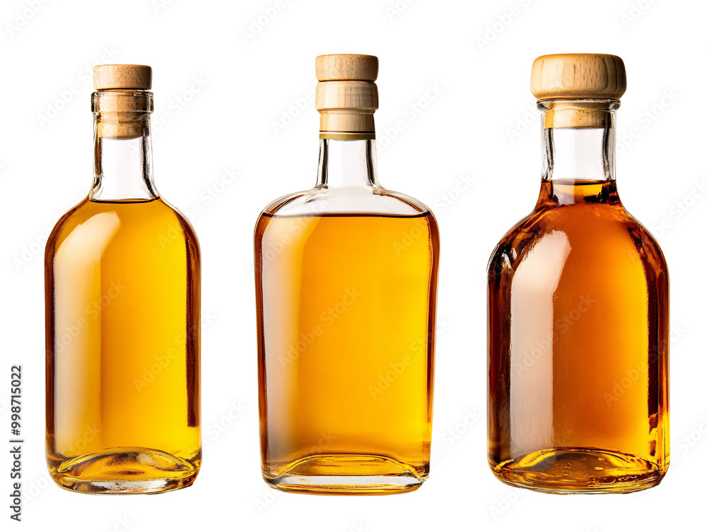 a group of bottles with brown liquid a group of bottles with brown liquid