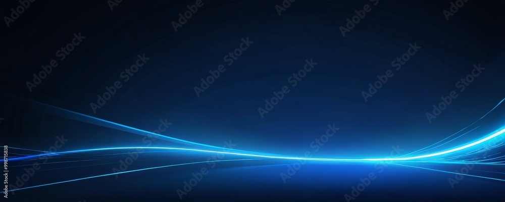 a dark blue background with a curved, glowing blue line that appears to be moving across the frame, creating a sense of motion and energy a dark blue background with a curved, glowing blue line that appears to be moving across the frame, creating a sense of motion and energy