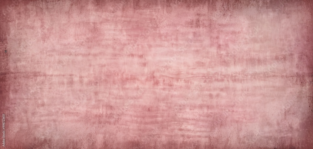 Fototapeta premium a textured pinkish-red background with a slightly faded and distressed appearance, resembling a vintage or aged surface