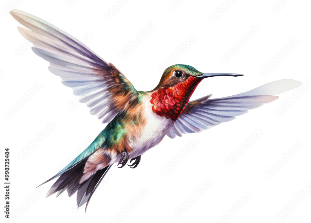 Obraz premium PNG Hummingbird animal flying wildlife.