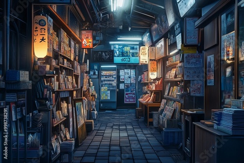 Wallpaper Mural Stationery store aisle. Book and stationery shop Torontodigital.ca