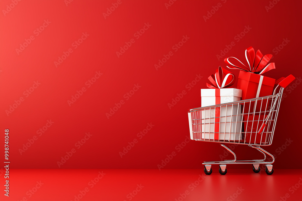 Data analytics report on ecommerce, infographic with shopping insights, 3D illustration Data analytics report on ecommerce, infographic with shopping insights, 3D illustration