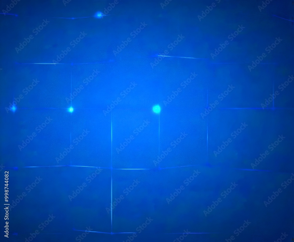 Obraz premium a dark blue background with a grid-like pattern of thin blue lines, creating a sense of depth and dimension