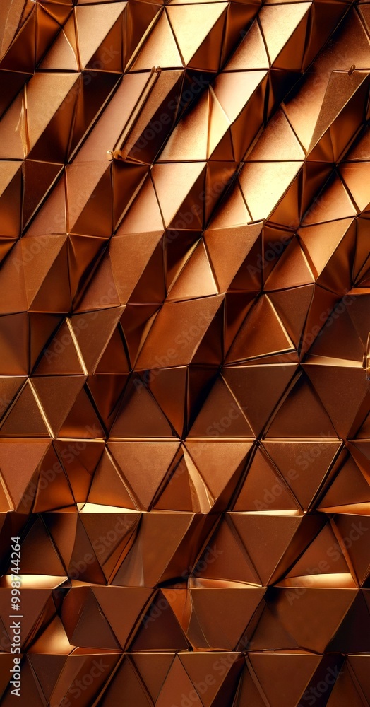 a close-up view textured surface composed of numerous triangular shapes in varying shades of brown, creating a visually striking and intricate pattern a close-up view textured surface composed of numerous triangular shapes in varying shades of brown, creating a visually striking and intricate pattern