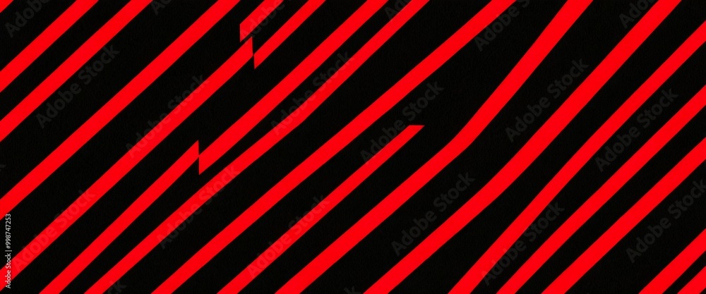 a diagonal pattern of red and black stripes, creating a striking visual effect a diagonal pattern of red and black stripes, creating a striking visual effect