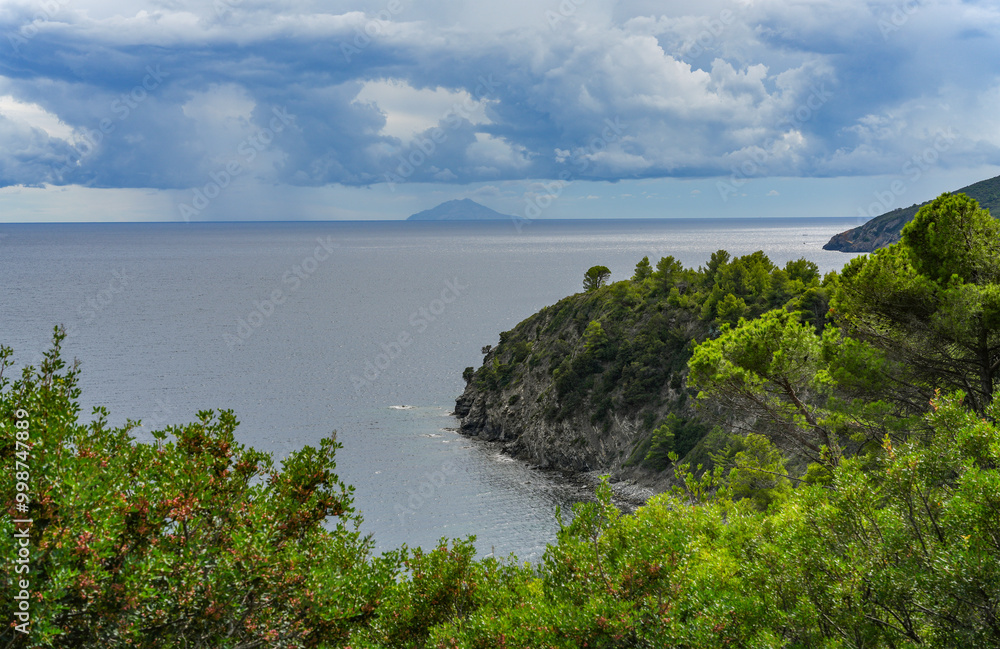 Beautiful summer landscape of Elba Island, Tuscany, Italy, Europe Beautiful summer landscape of Elba Island, Tuscany, Italy, Europe