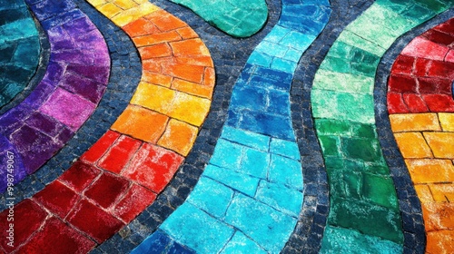 An abstract depiction of decision-making with paths leading in multiple directions, each with distinct, colorful highlights. A visual metaphor for choices.