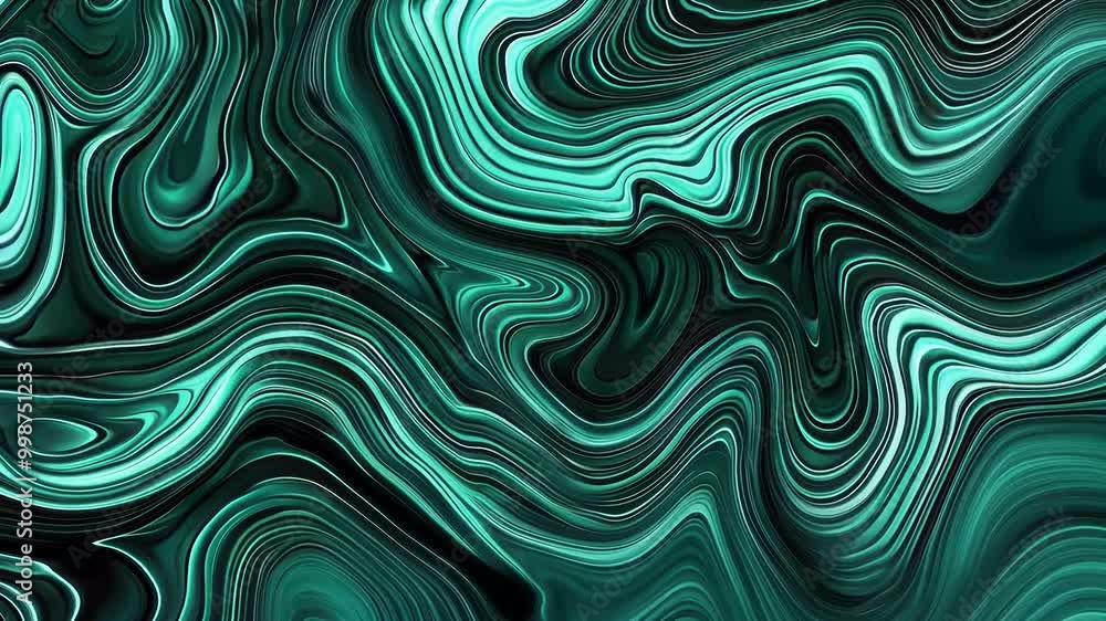 Abstract turquoise waves digital art background Abstract turquoise waves digital art background