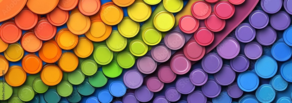 There is a swirling pattern of colored dots in various sizes that look like a fizzy bubble background There is a swirling pattern of colored dots in various sizes that look like a fizzy bubble background