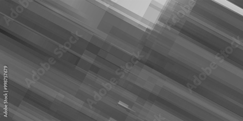 Diagonal grey an black gradient lines background. Abstract silver stripes wallpaper. Abstract gray tech for bacjground