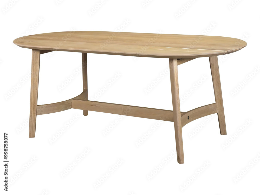 Classic wooden dining table isolated on white. Classic wooden dining table isolated on white.