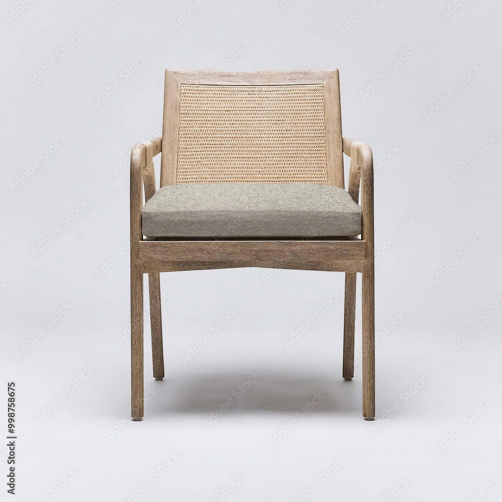 modern design soft chair with wicker backrest modern design soft chair with wicker backrest