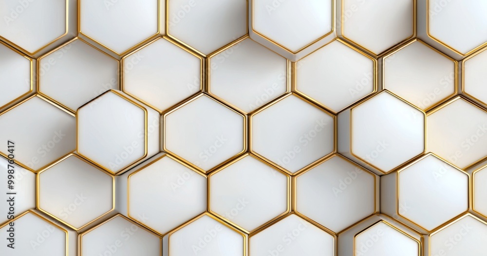The hexagon gold grid line seamless pattern is made of transparent with an oriental style. The hexagon gold grid line seamless pattern is made of transparent with an oriental style.