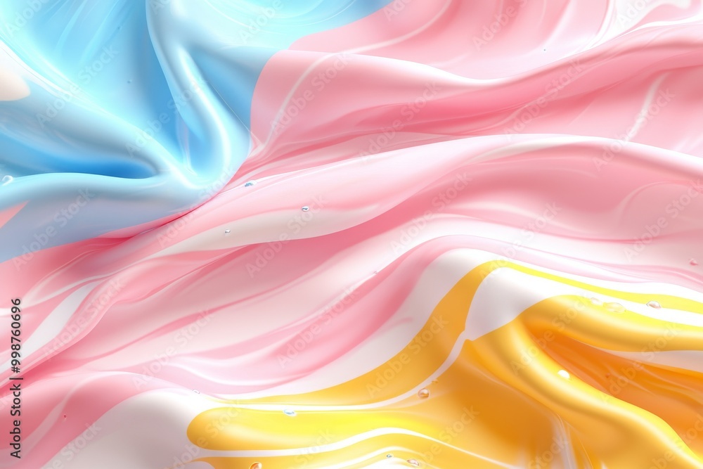 Fototapeta premium Stunning abstract fluid art seamless pattern background