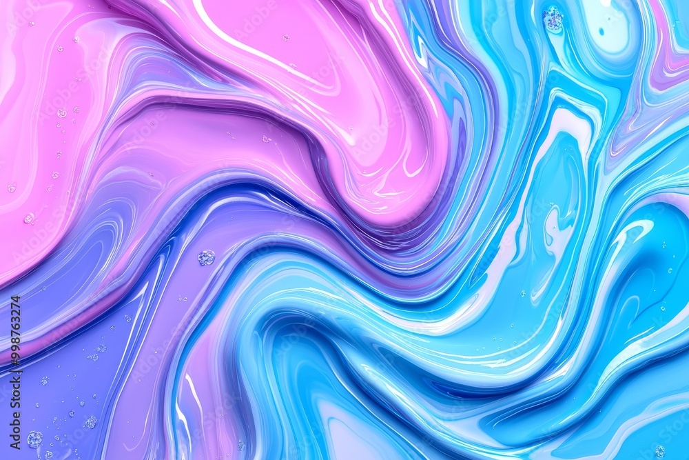 A background of abstract purple paint with a marble pattern painted in acrylic A background of abstract purple paint with a marble pattern painted in acrylic