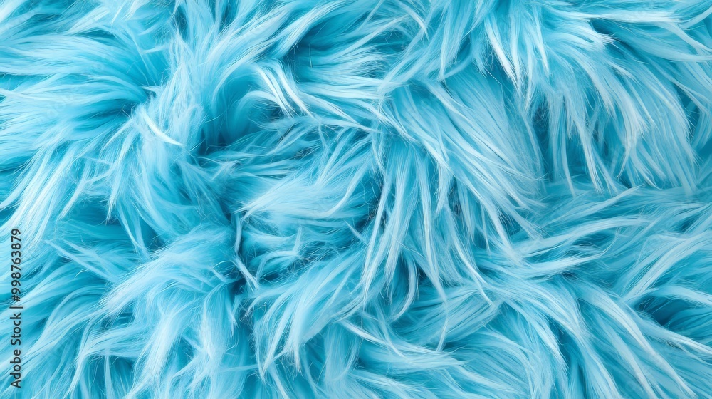 Top view of blue fur texture. Blue sheepskin background. Fur pattern. Top view of blue fur texture. Blue sheepskin background. Fur pattern.