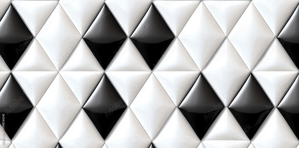 A seamless hand painted abstract geometric polygon stripe tribe patchwork pattern overlay with dynamic diamond geode triangles mosaic background texture in black, white and grey monochrome. A seamless hand painted abstract geometric polygon stripe tribe patchwork pattern overlay with dynamic diamond geode triangles mosaic background texture in black, white and grey monochrome.
