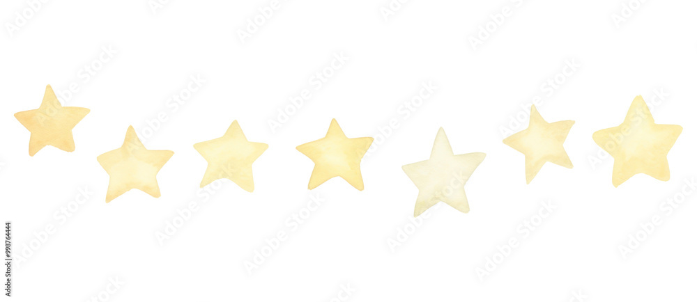 PNG Cute stars withlines divider watercolour illustration white background illuminated celebration. PNG Cute stars withlines divider watercolour illustration white background illuminated celebration.