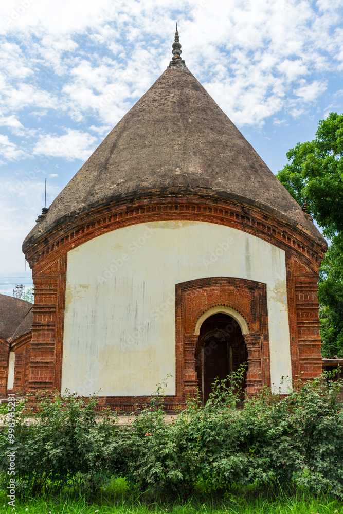 Bara Anhik Mandir in Puthia temple complex Puthia, Bangladesh.