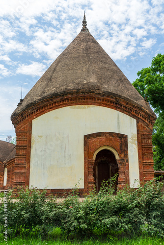 Bara Anhik Mandir in Puthia temple complex Puthia, Bangladesh. photo