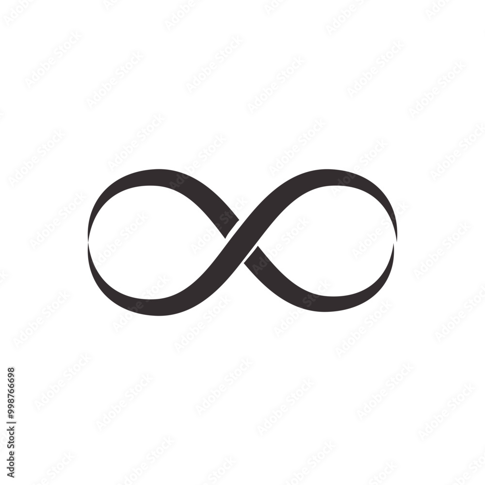 Infinity symbol icon. Vector illustration. Infinity symbol icon. Vector illustration.