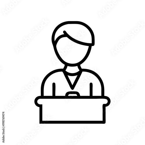 Speaker at Podium 