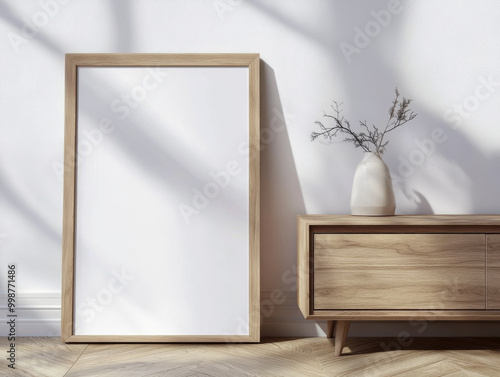 Frame Mockup - Close Up, White Background