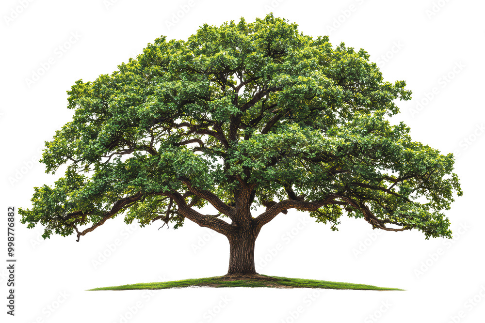 Mighty oak tree isolated on transparent background. Mighty oak tree isolated on transparent background.