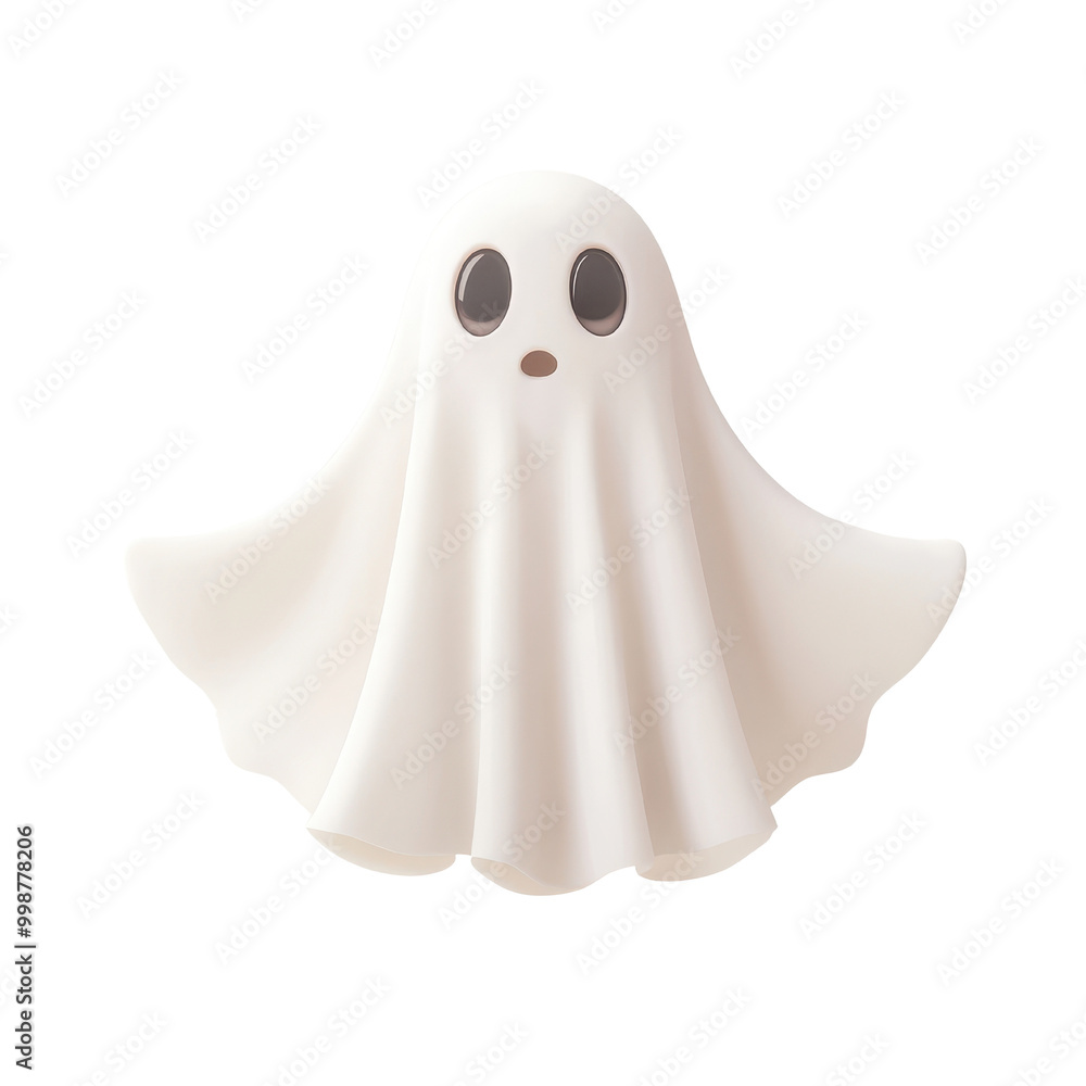 A cute, friendly ghost character perfect for Halloween, children's illustrations, and playful designs. A cute, friendly ghost character perfect for Halloween, children's illustrations, and playful designs.