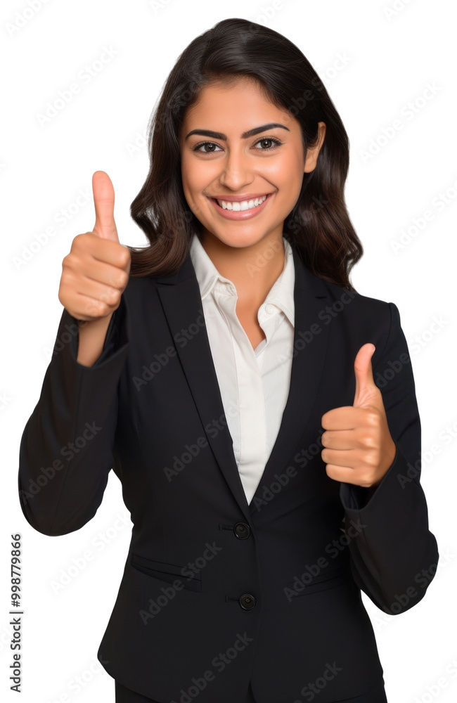 PNG Mexican businesswoman showing thumbs up finger hand white background. PNG Mexican businesswoman showing thumbs up finger hand white background.