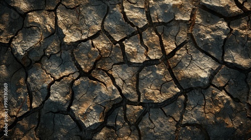 Cracked Earth: A Symbol of Drought and Aridity