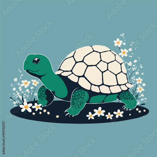 Turtle Blossom Serenity