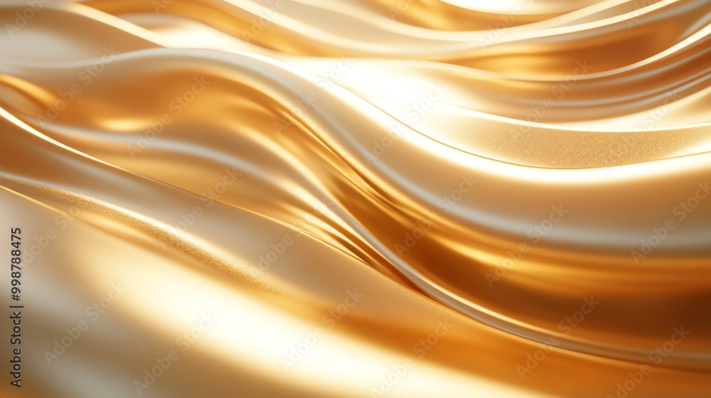 A luxurious 3D MOODENG theme with smooth golden curves and futuristic shapes, blank areas for copy space A luxurious 3D MOODENG theme with smooth golden curves and futuristic shapes, blank areas for copy space